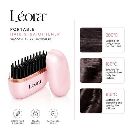 Léora™ Heating Pocket Hair Straightener