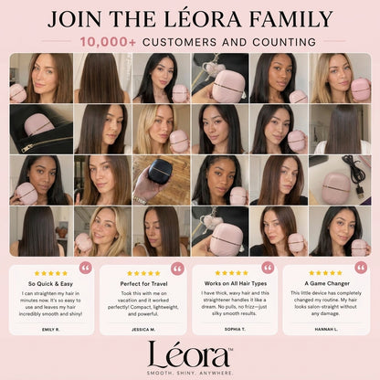 Léora™ Heating Pocket Hair Straightener