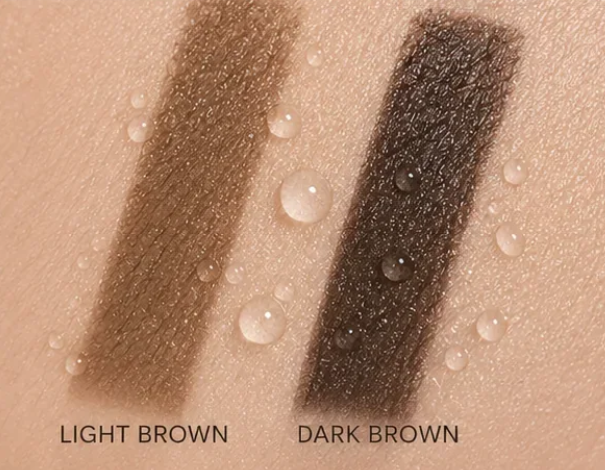 Teintes brun clair et brun foncé avec des gouttes d’eau