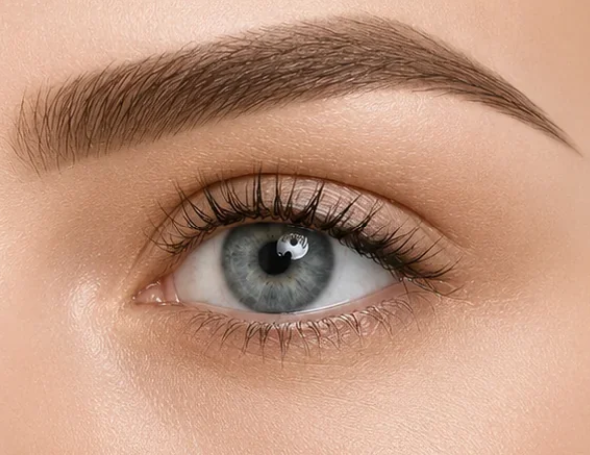 Sourcil après l’application de Browlyn